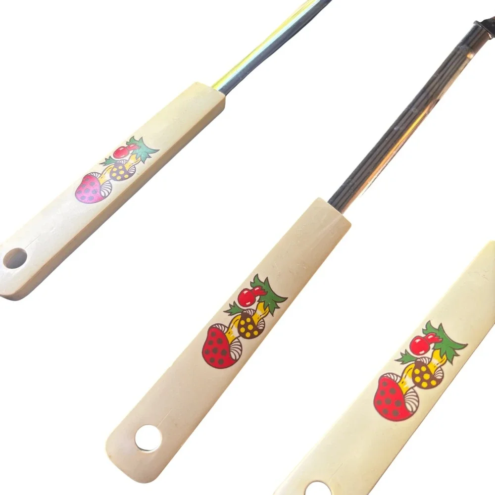 Vintage 70s Merry Mushroom  5 Piece Kitchen Utensil Set Stainless Steel RARE Set